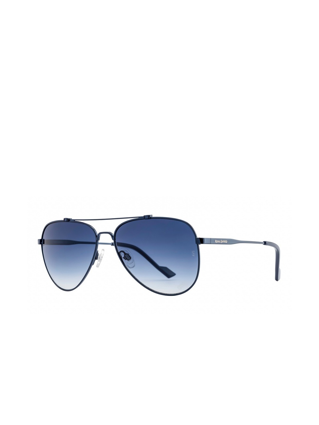 

Royal Enfield Men Aviator Sunglasses with UV Protected Lens RE-20009-C06, Blue