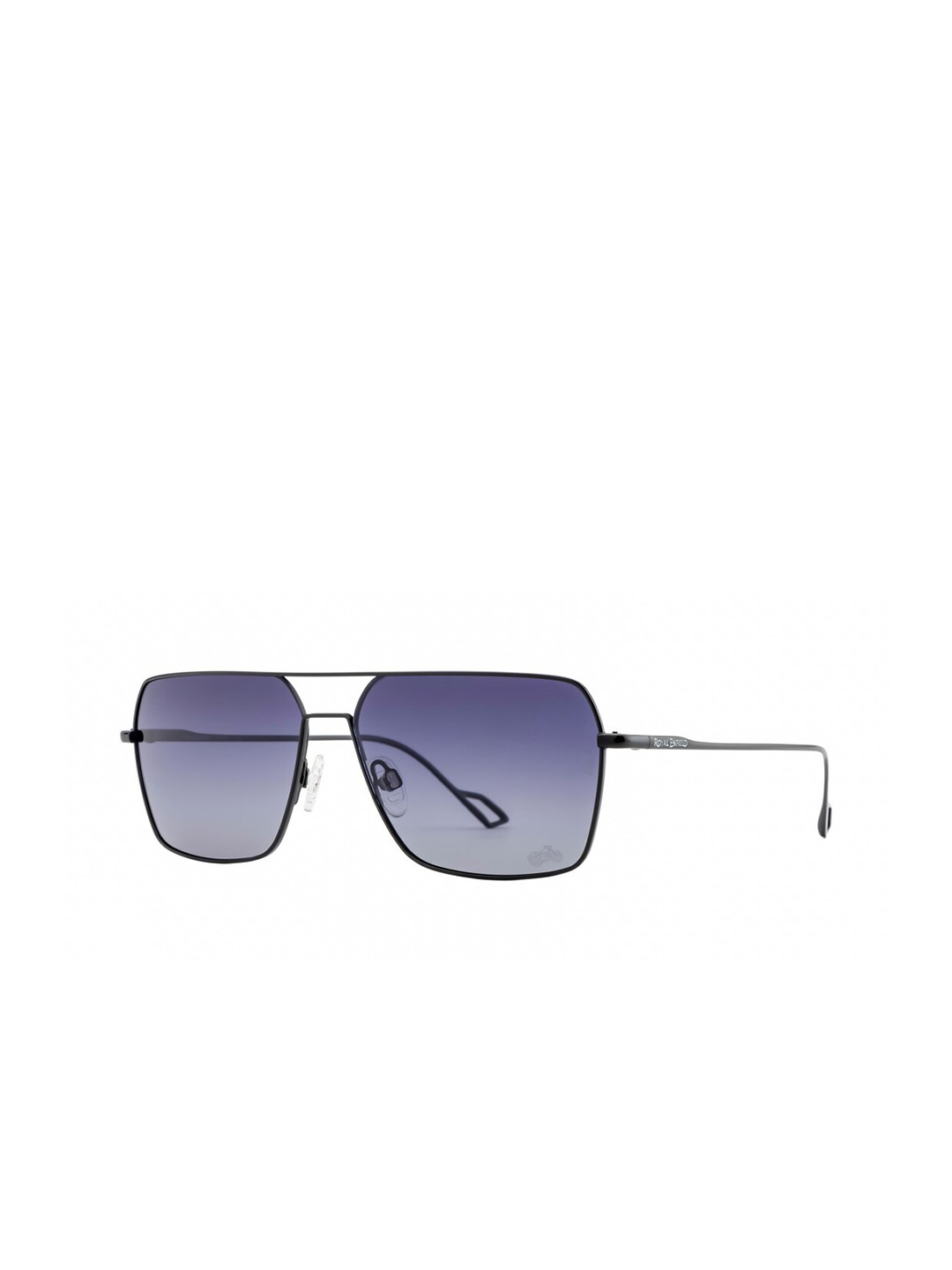 

Royal Enfield Men Square Sunglasses with Polarised and UV Protected Lens RE-20006-C01, Grey