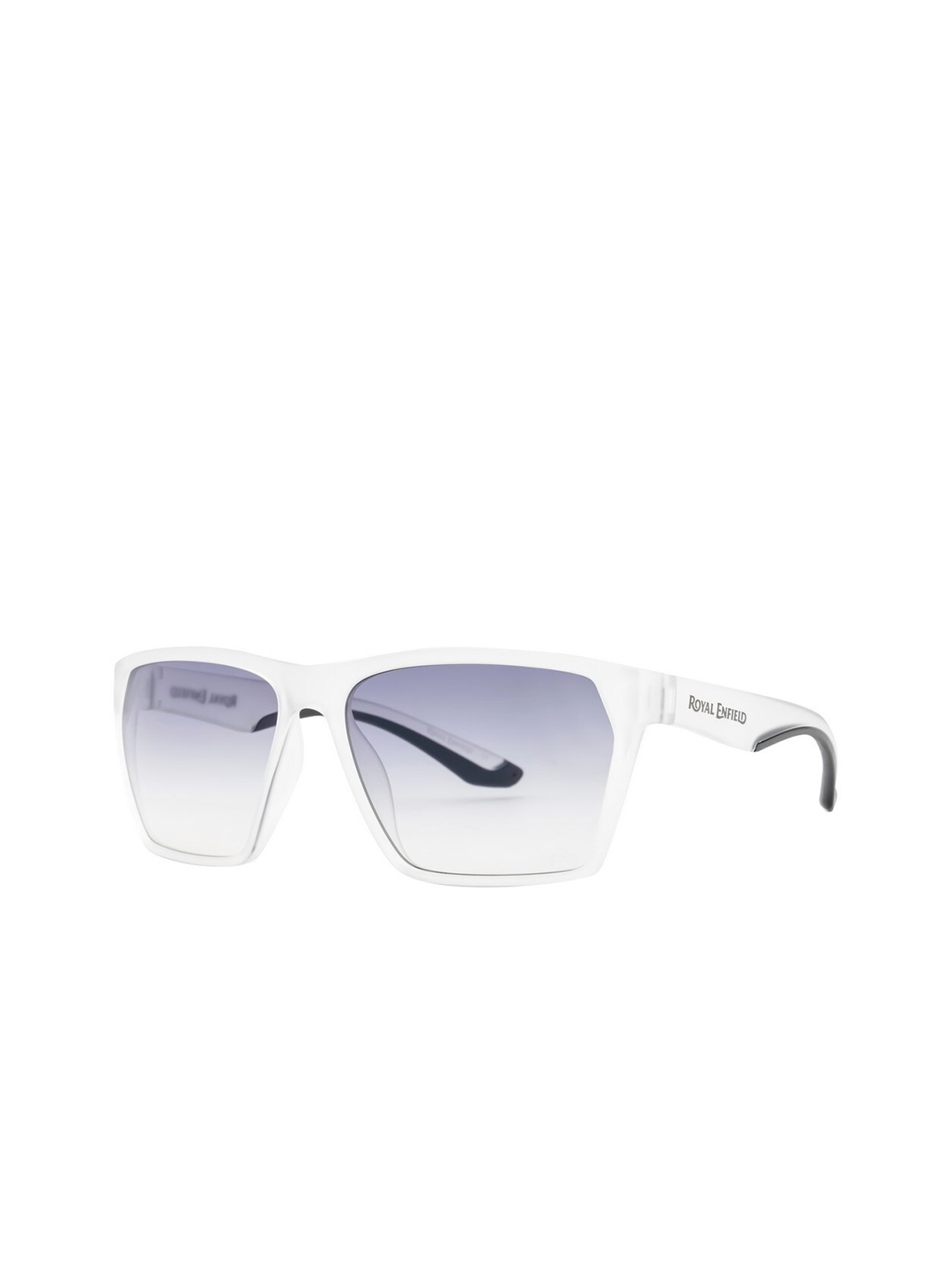 

Royal Enfield Men Wayfarer Sunglasses With UV Protected Lens, Grey