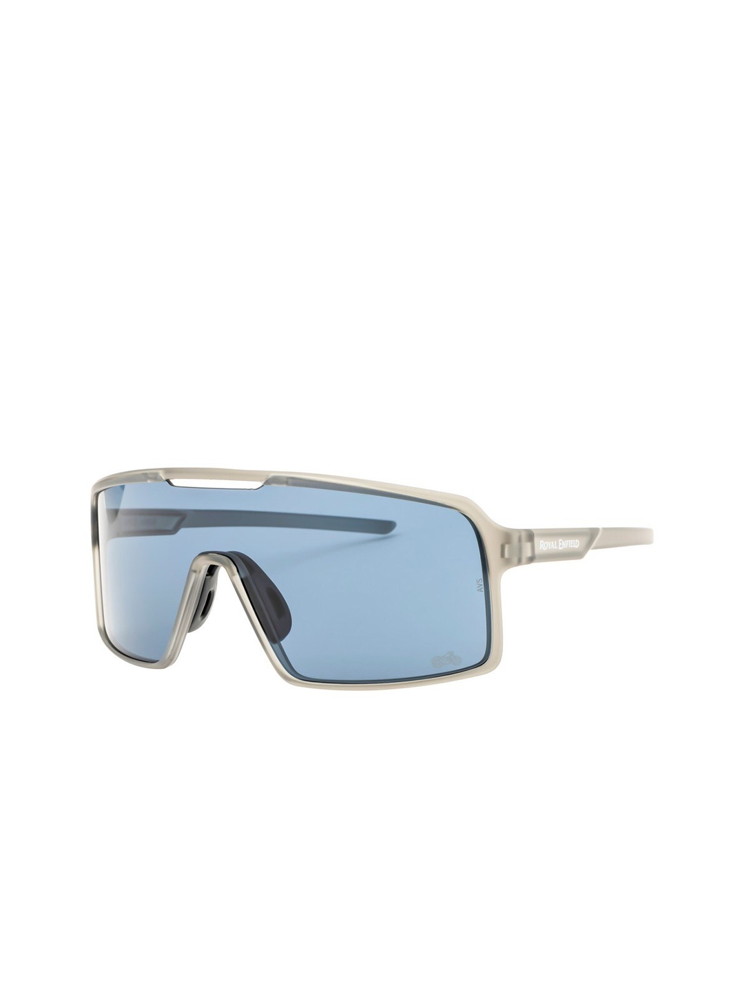 

Royal Enfield Men Shield Sunglasses With UV Protected Lens, Blue