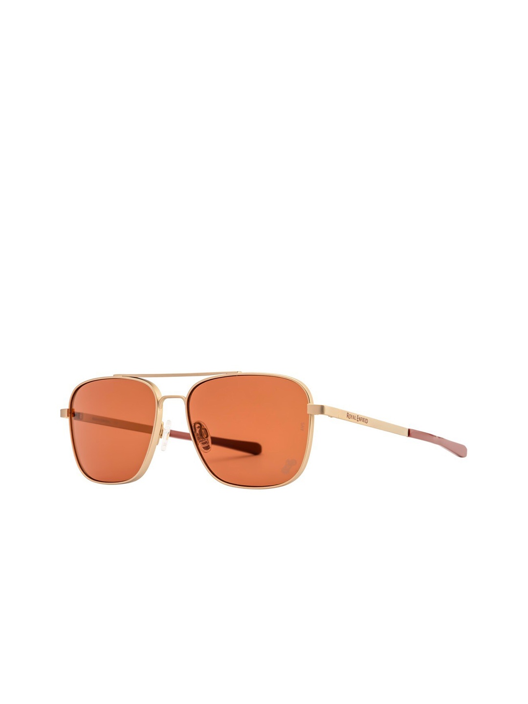 

Royal Enfield Men Aviator Sunglasses With UV Protected Lens, Red