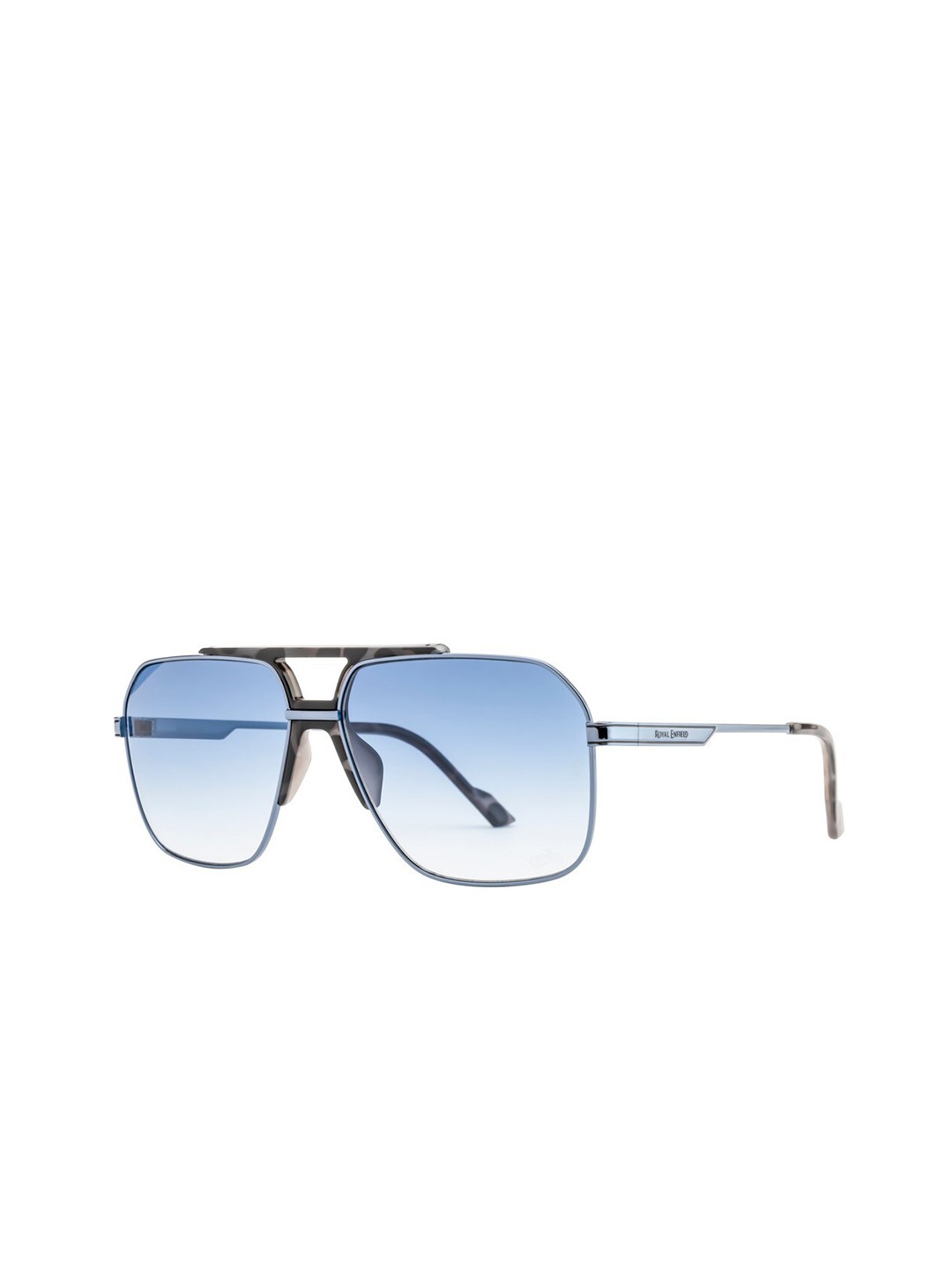 

Royal Enfield Men Square Sunglasses with UV Protected Lens RE-20008-C04, Blue