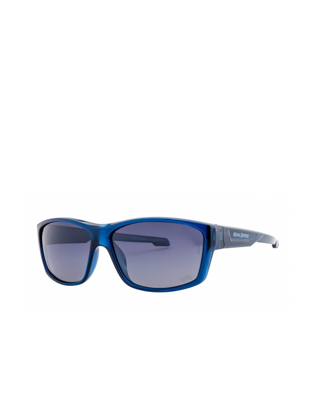 

Royal Enfield Men Rectangle Sunglasses With Polarised And UV Protected Lens RE-20019-C02, Grey