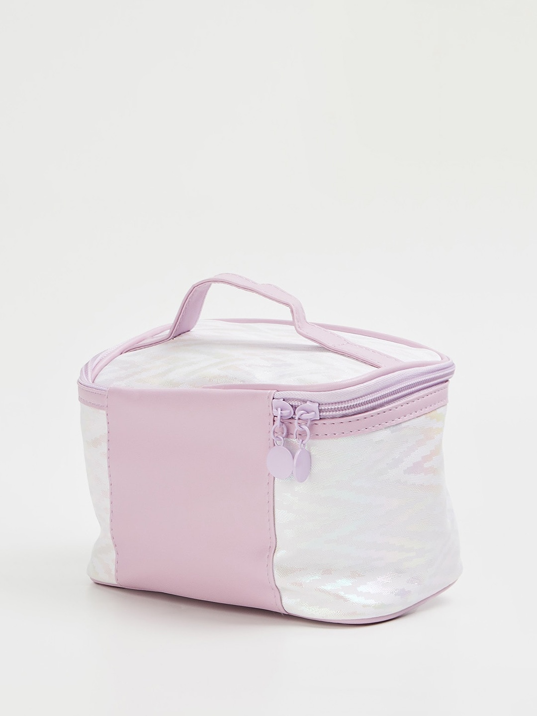 

Ginger by Lifestyle Colourblocked Vanity Case, Purple