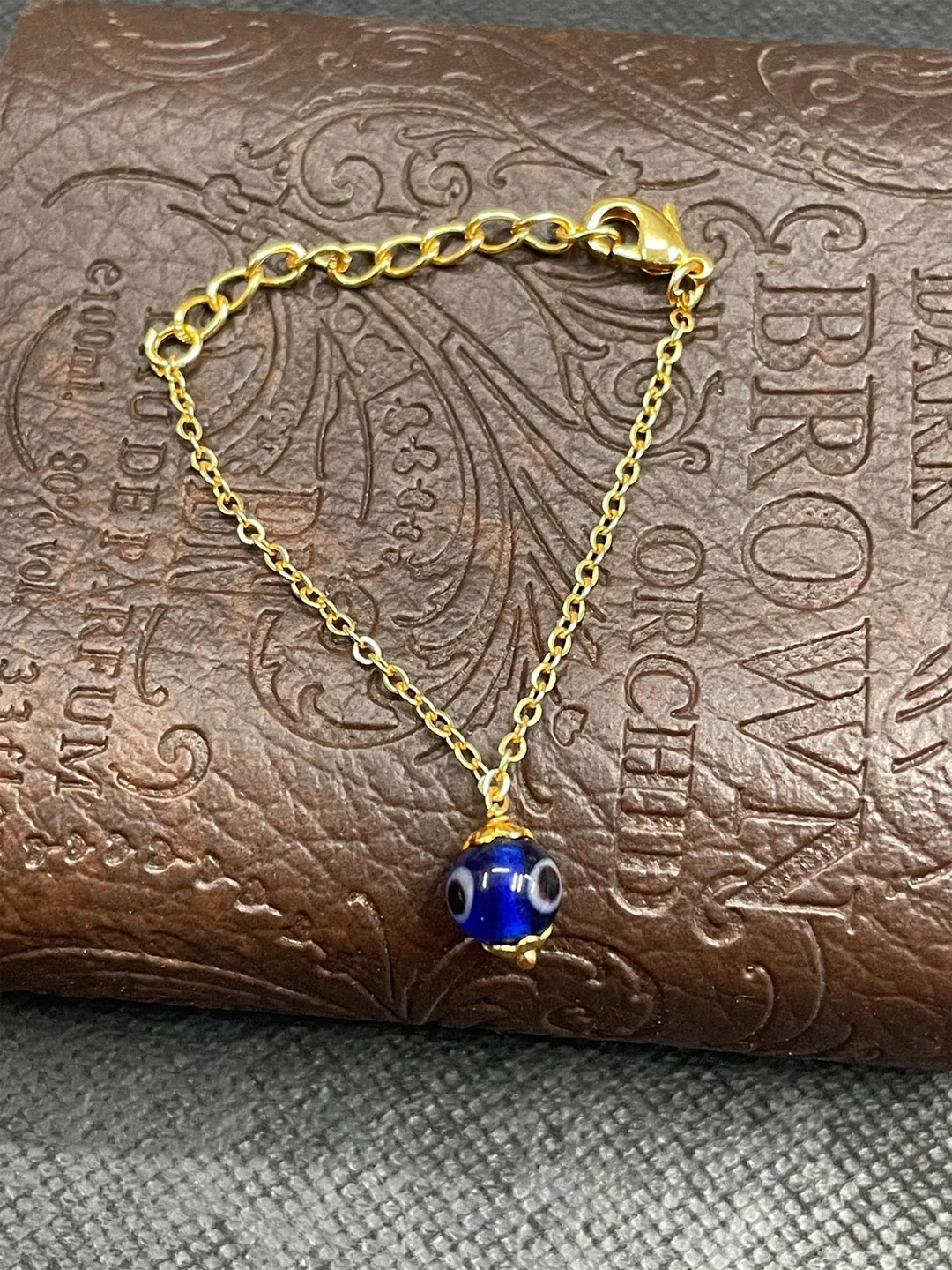 

ABDESIGNS Gold-plated Evil Eye Watch Charm