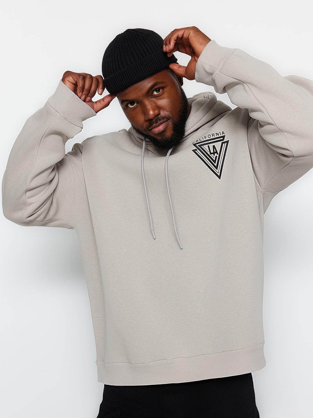 

Trendyol Hooded Pullover Sweatshirt, Grey