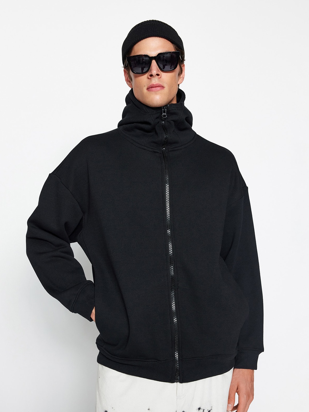 

Trendyol High Neck Long Sleeves Sweatshirt, Na