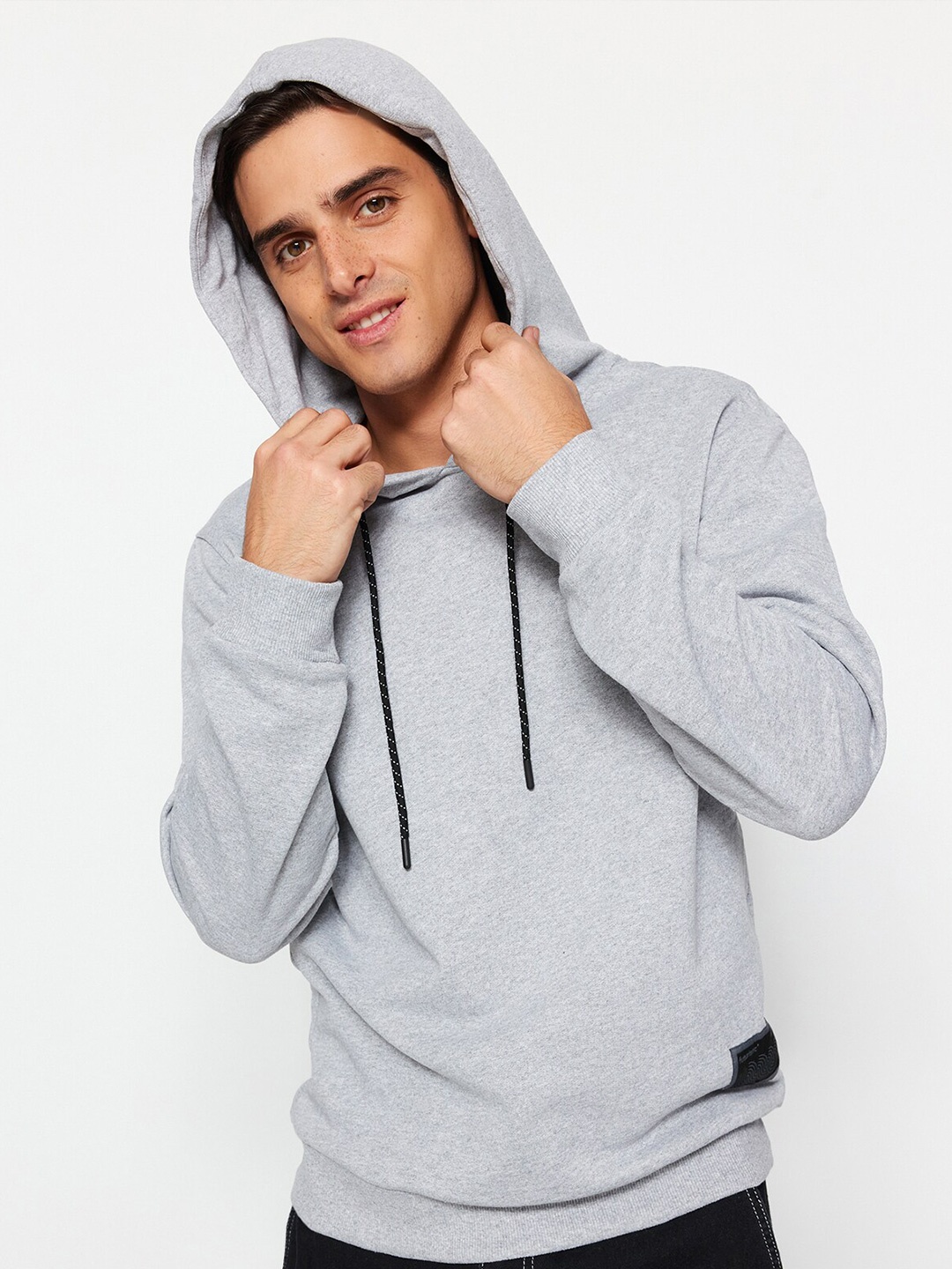 

Trendyol Hooded Pullover Sweatshirt, Grey