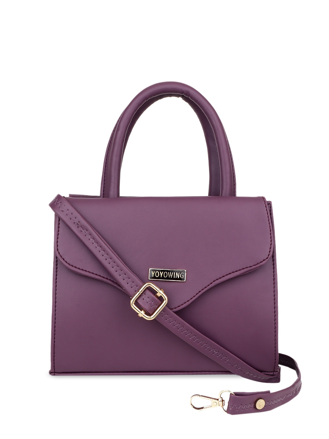 

YOYOWING Structured Handheld Bag, Purple