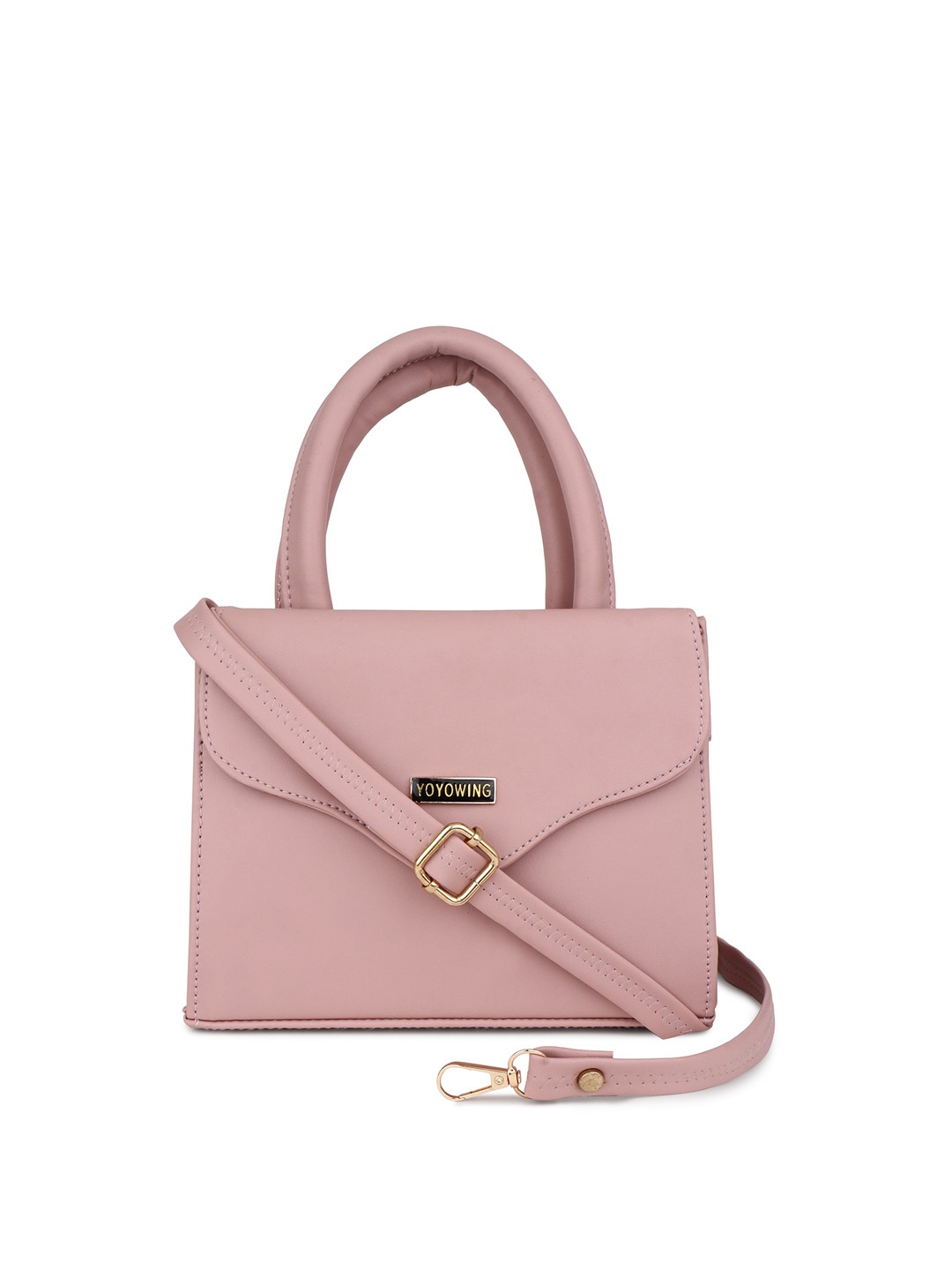 

YOYOWING Structured Satchel Bag, Pink