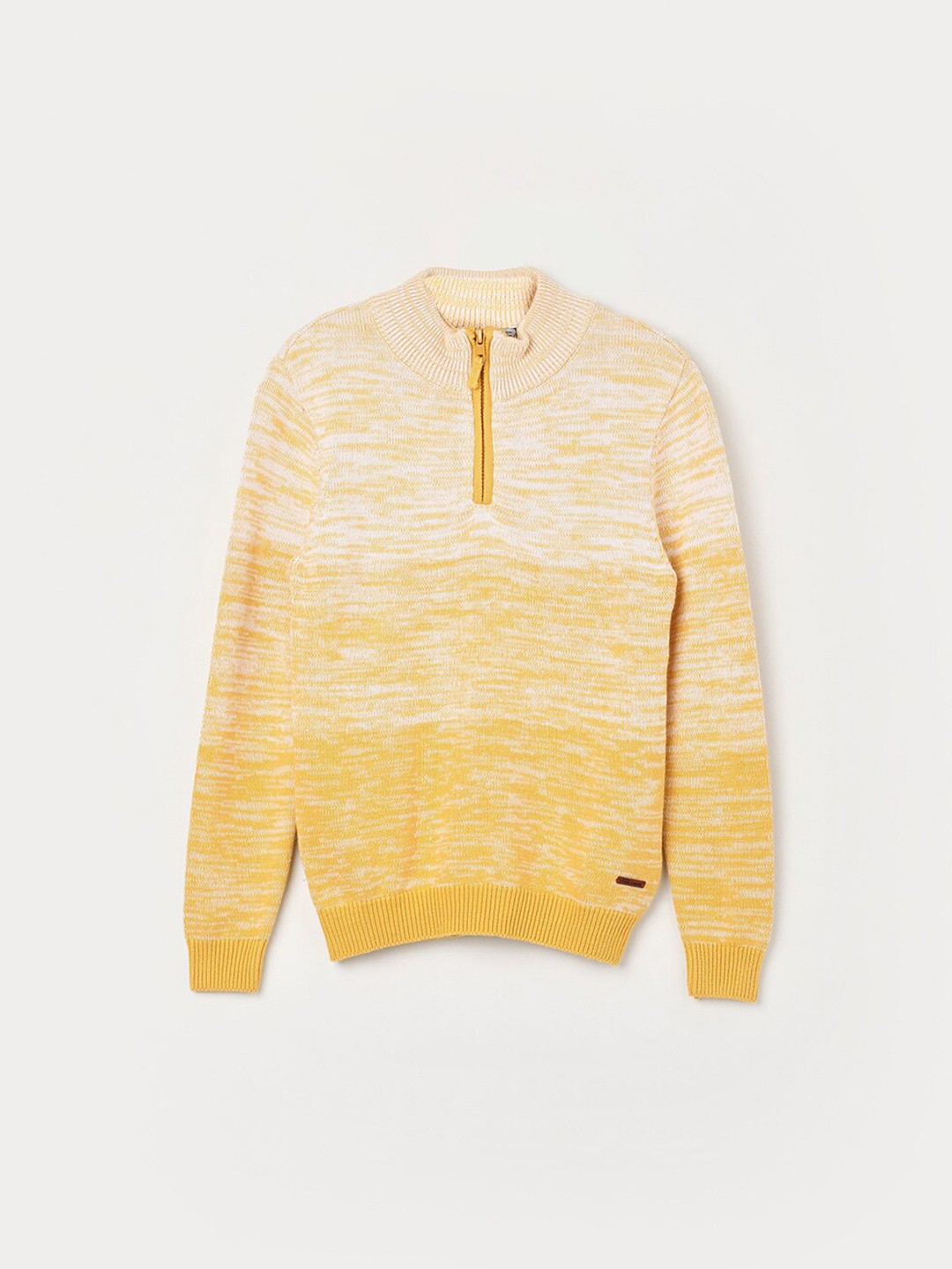 

Fame Forever by Lifestyle Boys Abstract Printed Hood Pure Cotton Pullover, Yellow