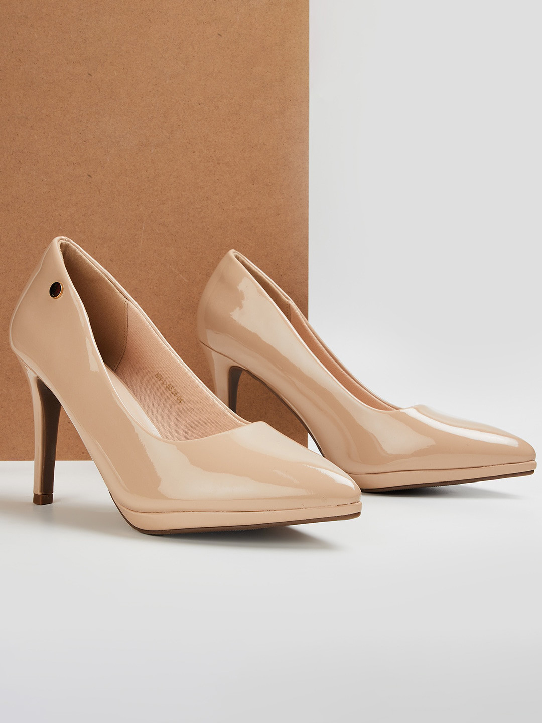 

CODE by Lifestyle Pointed Toe Slim Heel Pumps, Beige