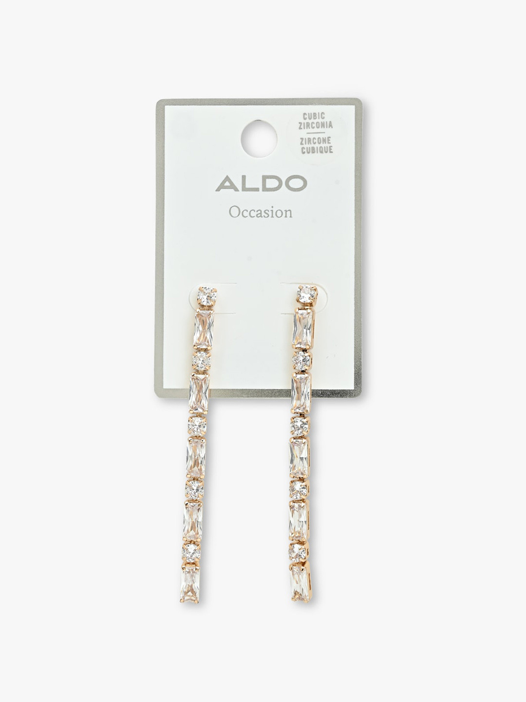 

ALDO Gold-Plated Stone Studded Drop Earrings
