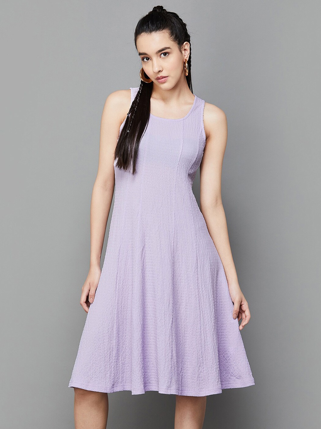 

Ginger by Lifestyle Sleeveless A Line Dress, Purple