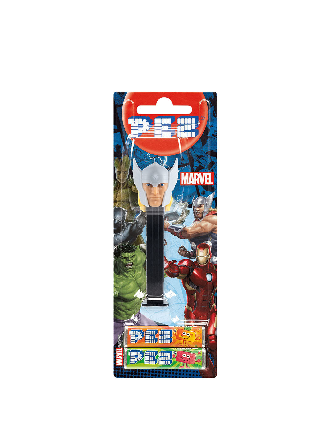 

PEZ Thor Marvel Candy 17gm, White
