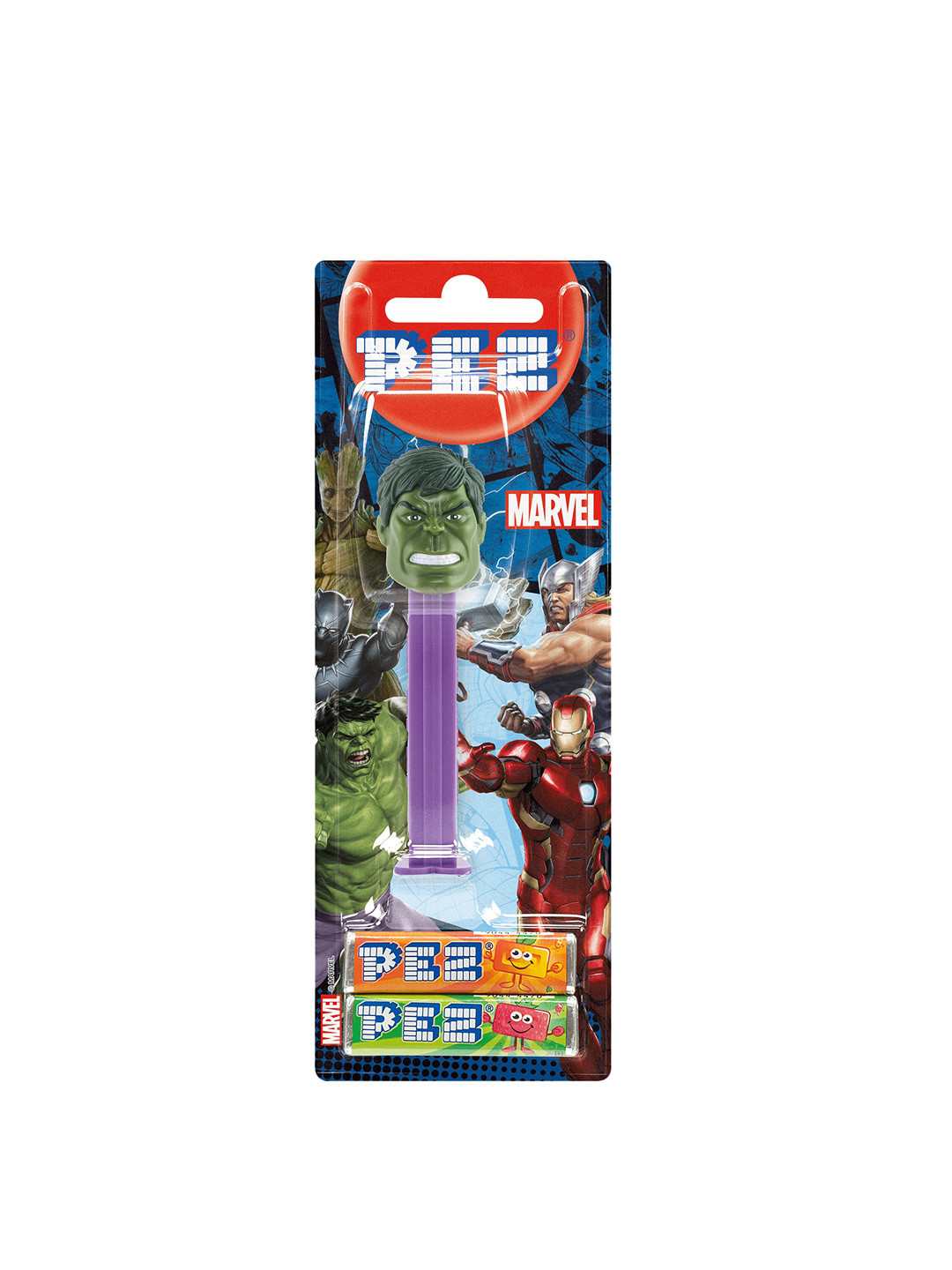 

PEZ Hulk Marvel Candy 17gm, Purple