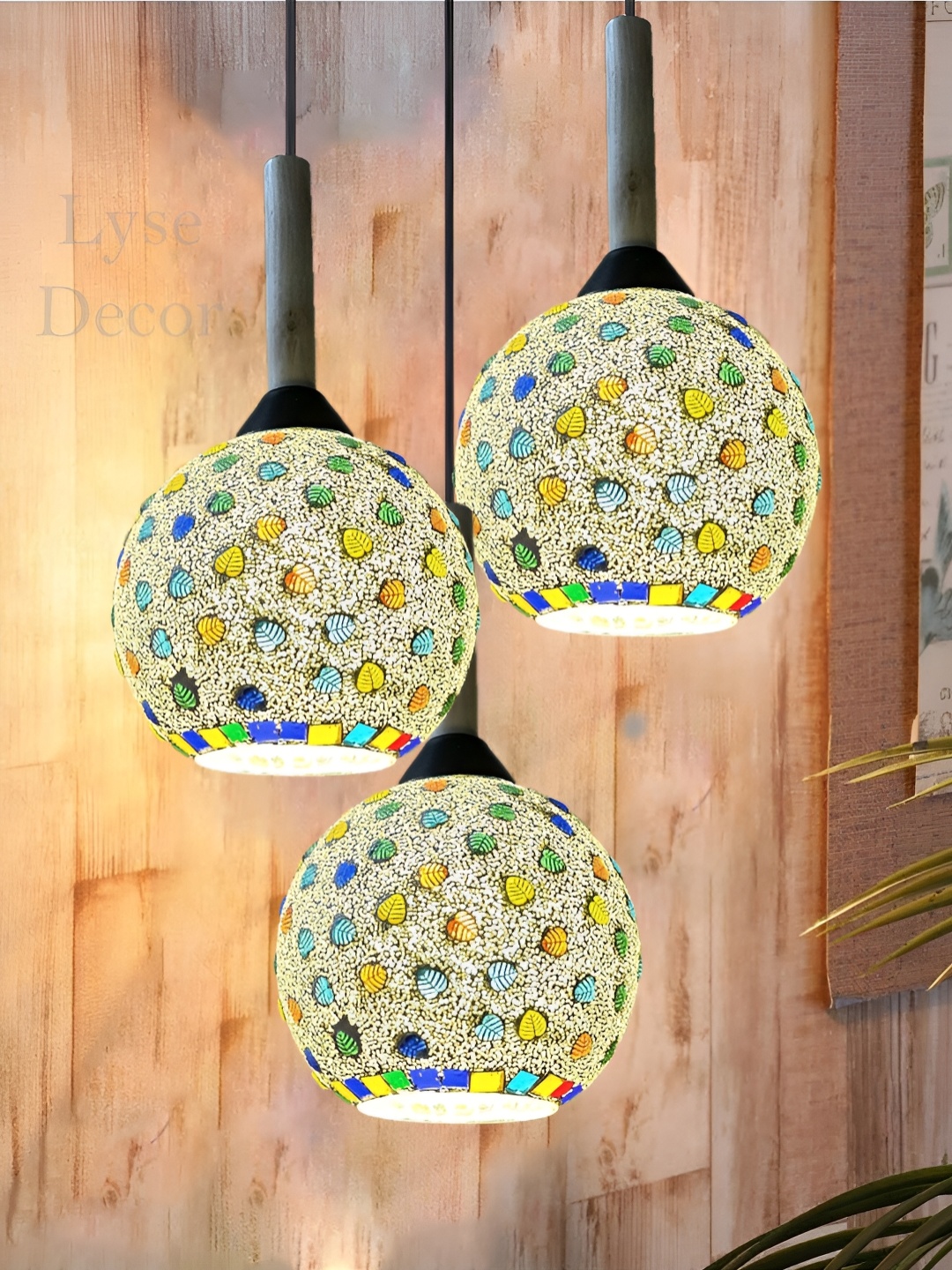 

Lyse Decor White Contemporary Glass Spherical Ceiling Lamp