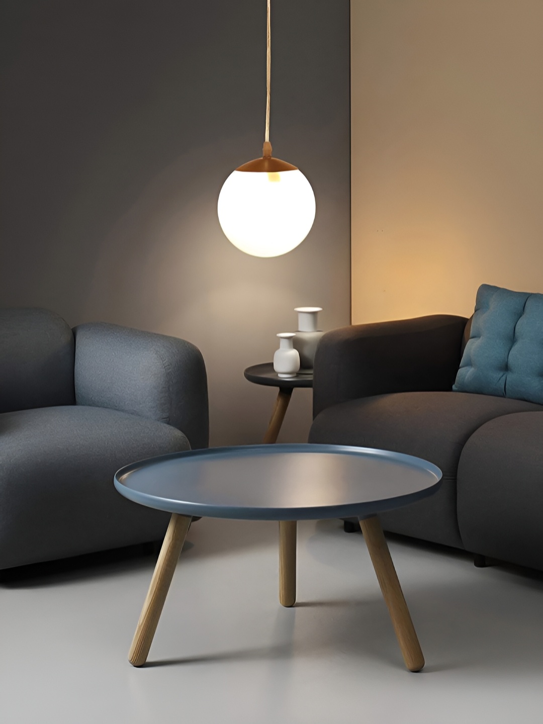 

Lyse Decor White Spherical Shape Ceiling Lamp
