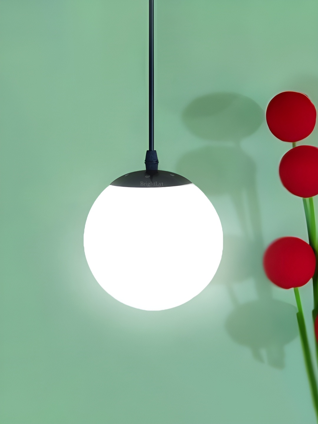 

BrightLyt White Spherical Pendant Ceiling Lamp