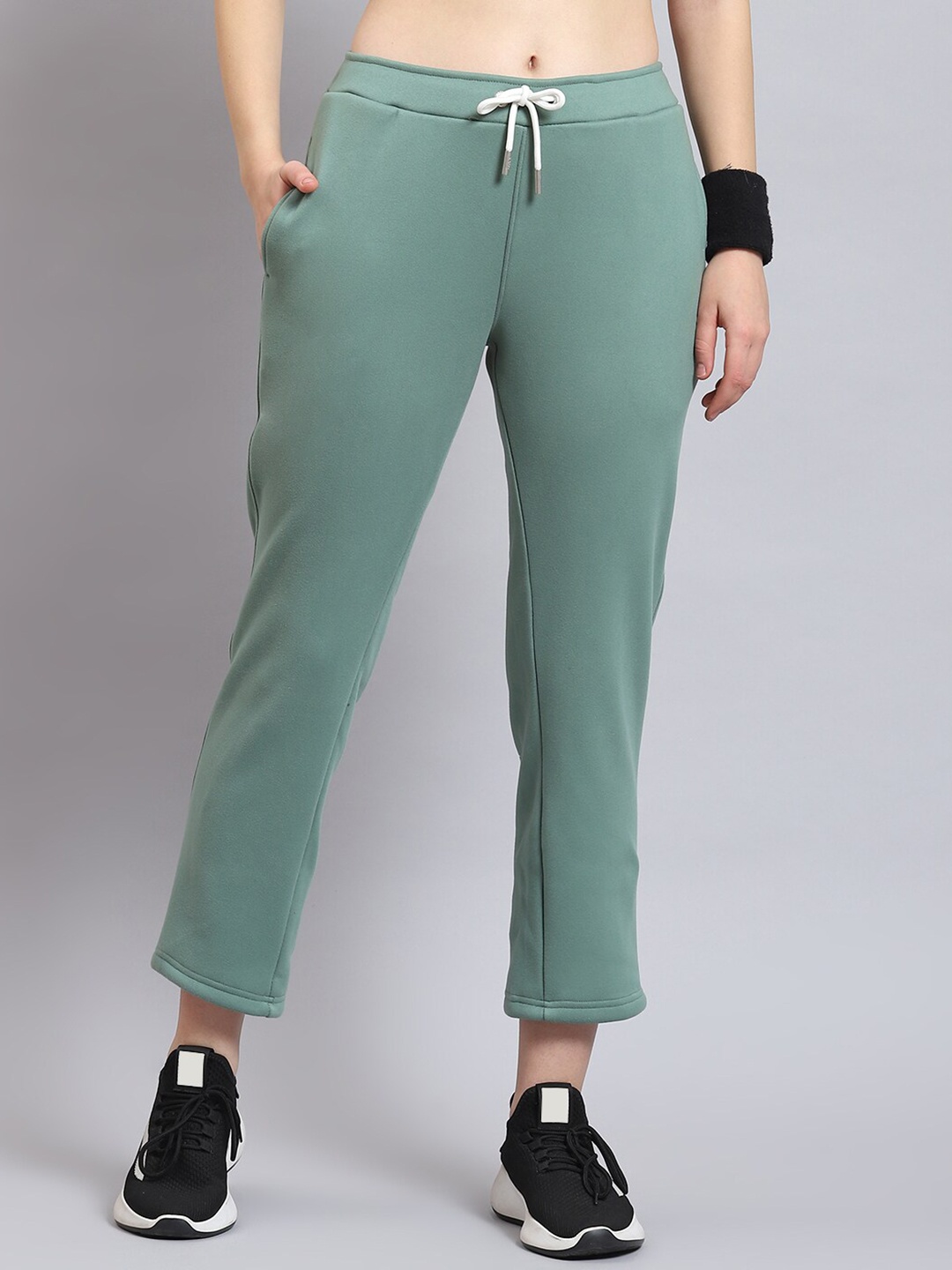 

rock.it Women Mid-Rise Track Pants, Green