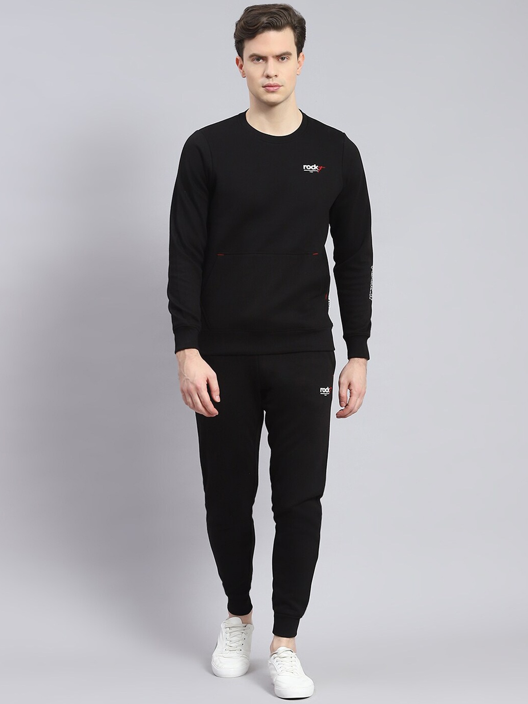 

rock.it Round Neck Mid-Rise Tracksuit, Black