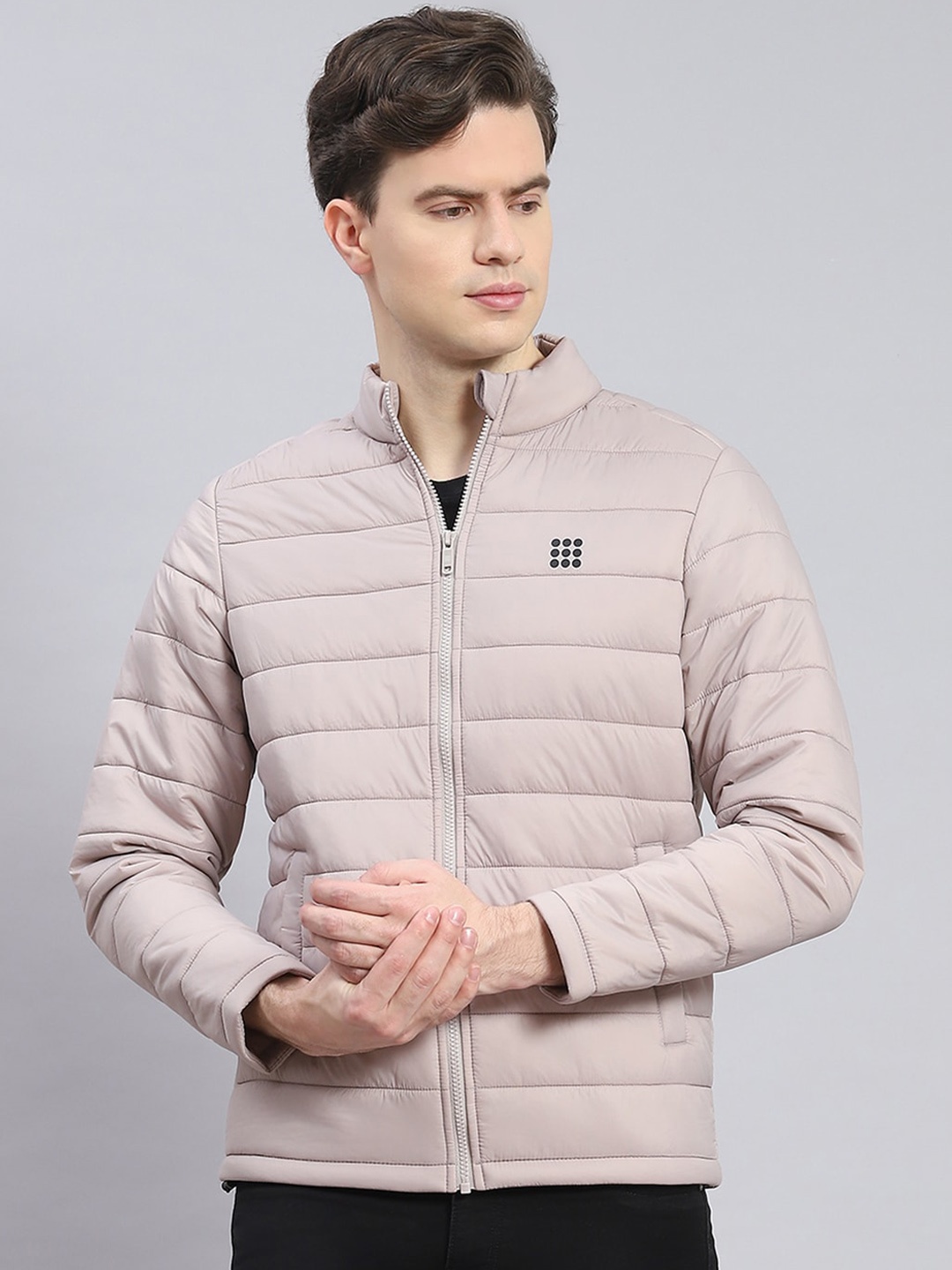 

rock.it Mock Collar Lightweight Padded Jacket, Grey