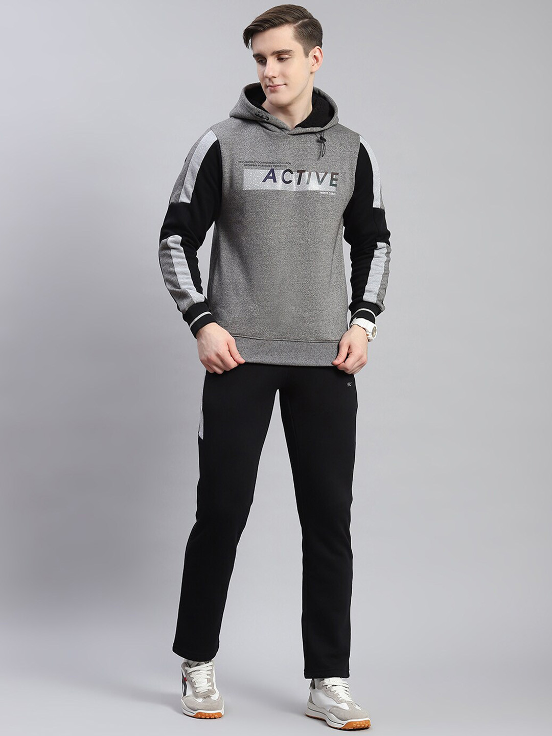 

Monte Carlo Colourblocked Hooded Tracksuit, Black
