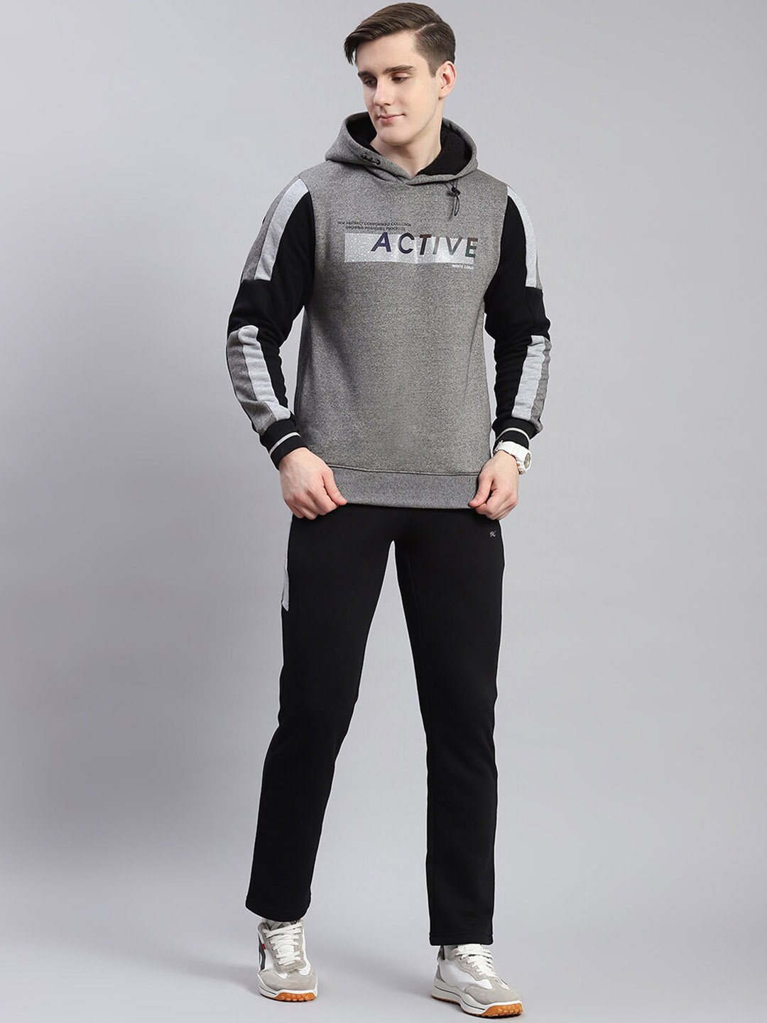 

Monte Carlo Colourblocked Hooded Tracksuit, Black