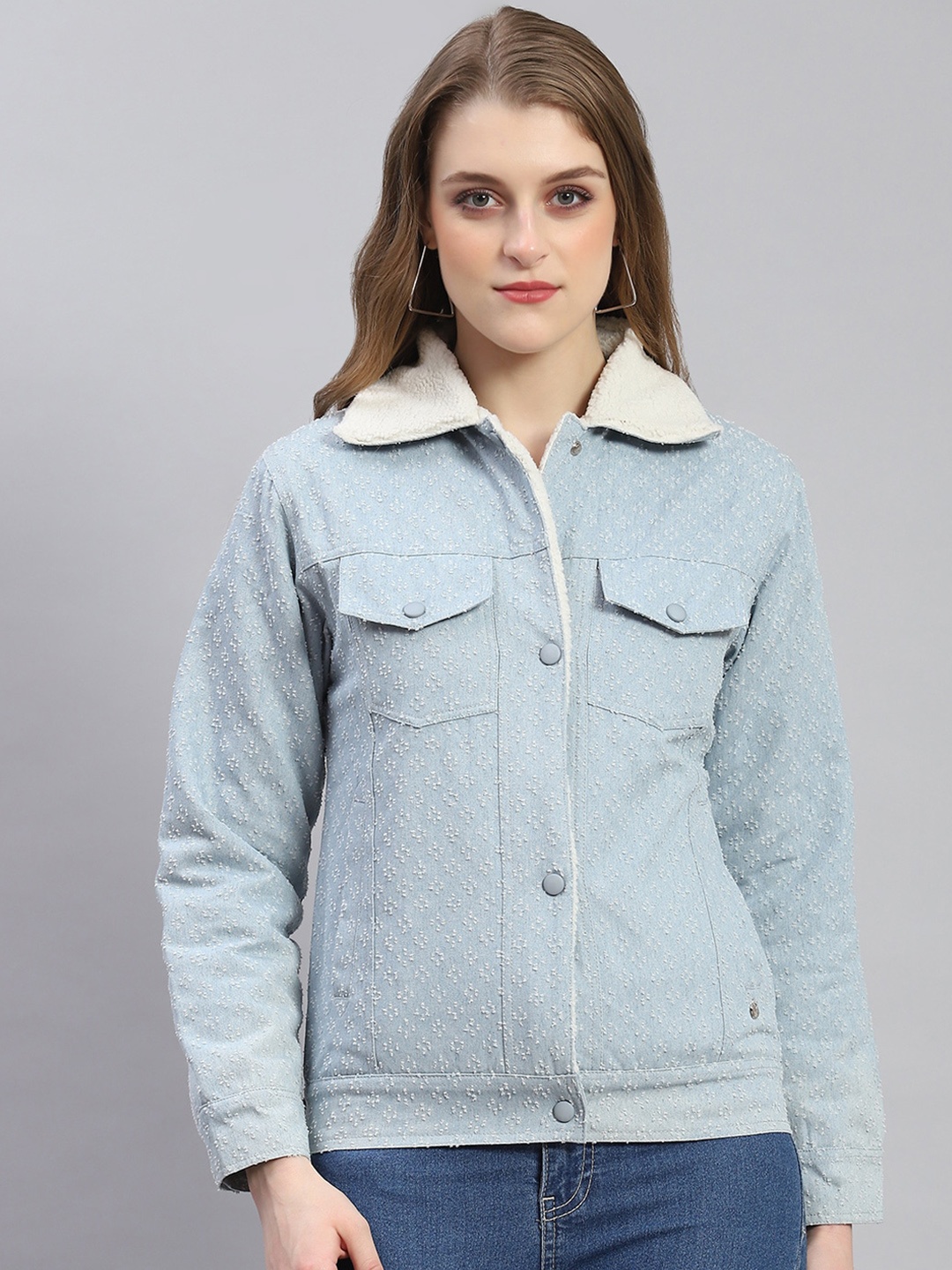 

Monte Carlo Self Design Lightweight Bomber Jacket, Blue