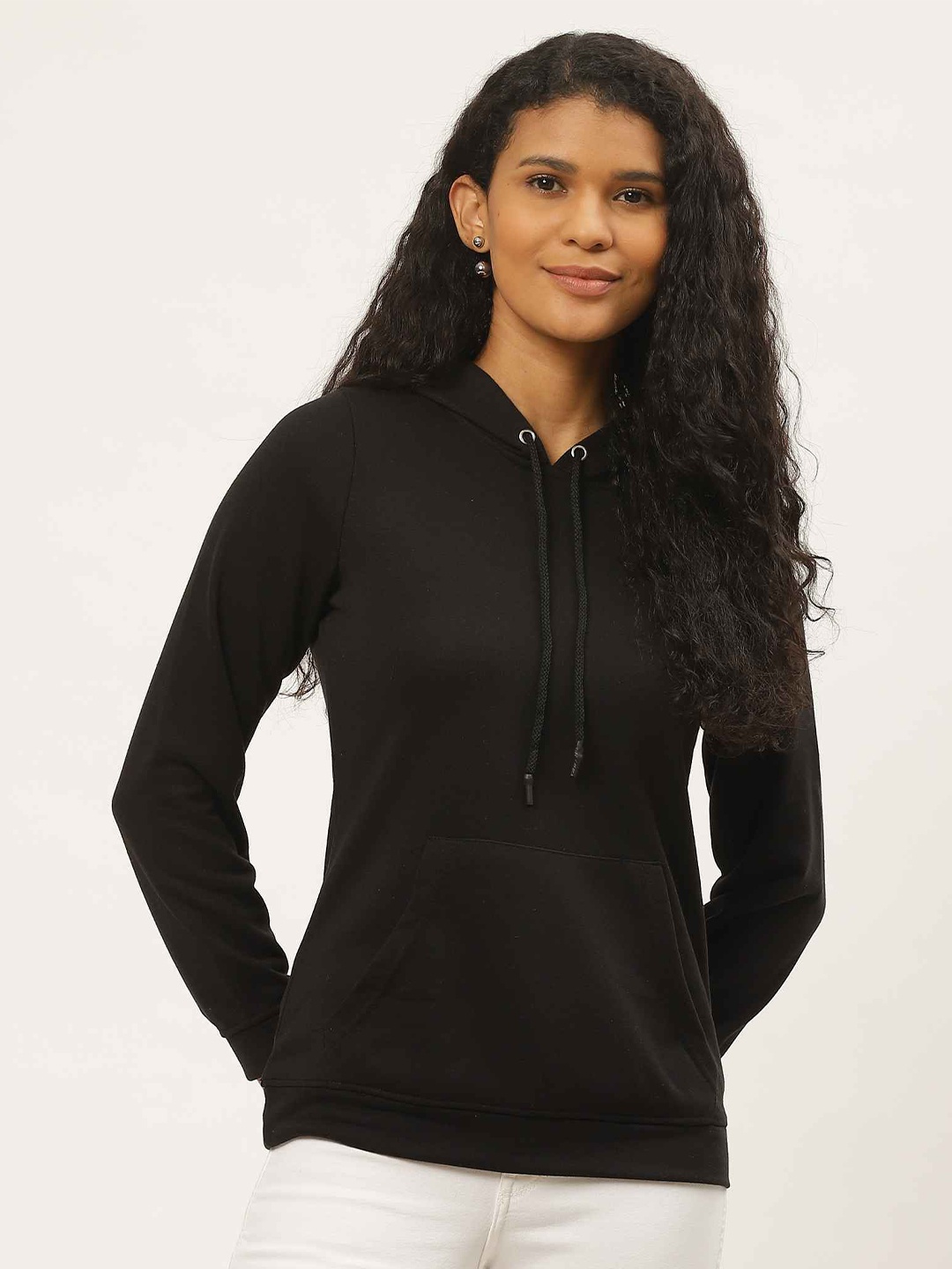 

Chemistry Fleece Hooded Sweatshirt, Black