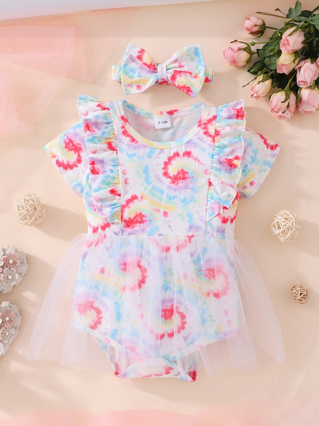 

StyleCast White Girls Tie & Dyed A-Line Dress