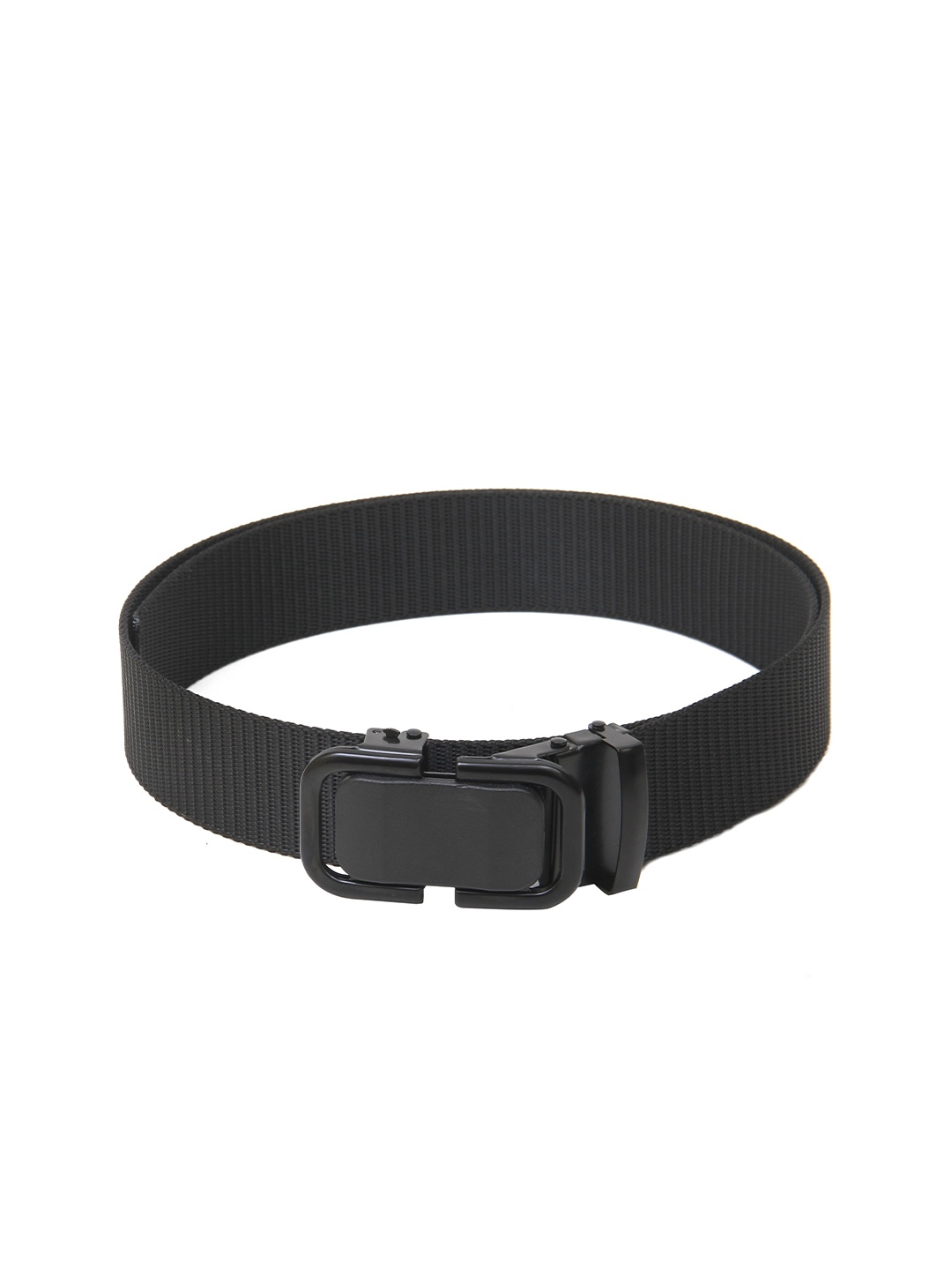 

Calvadoss Men Textured Canvas Belt, Black