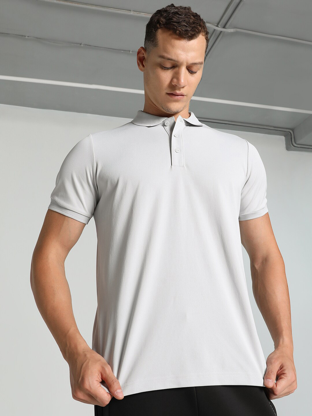 

PUMA Motorsport Porsche Design Polo Collar Regular Fit T-Shirt, Grey