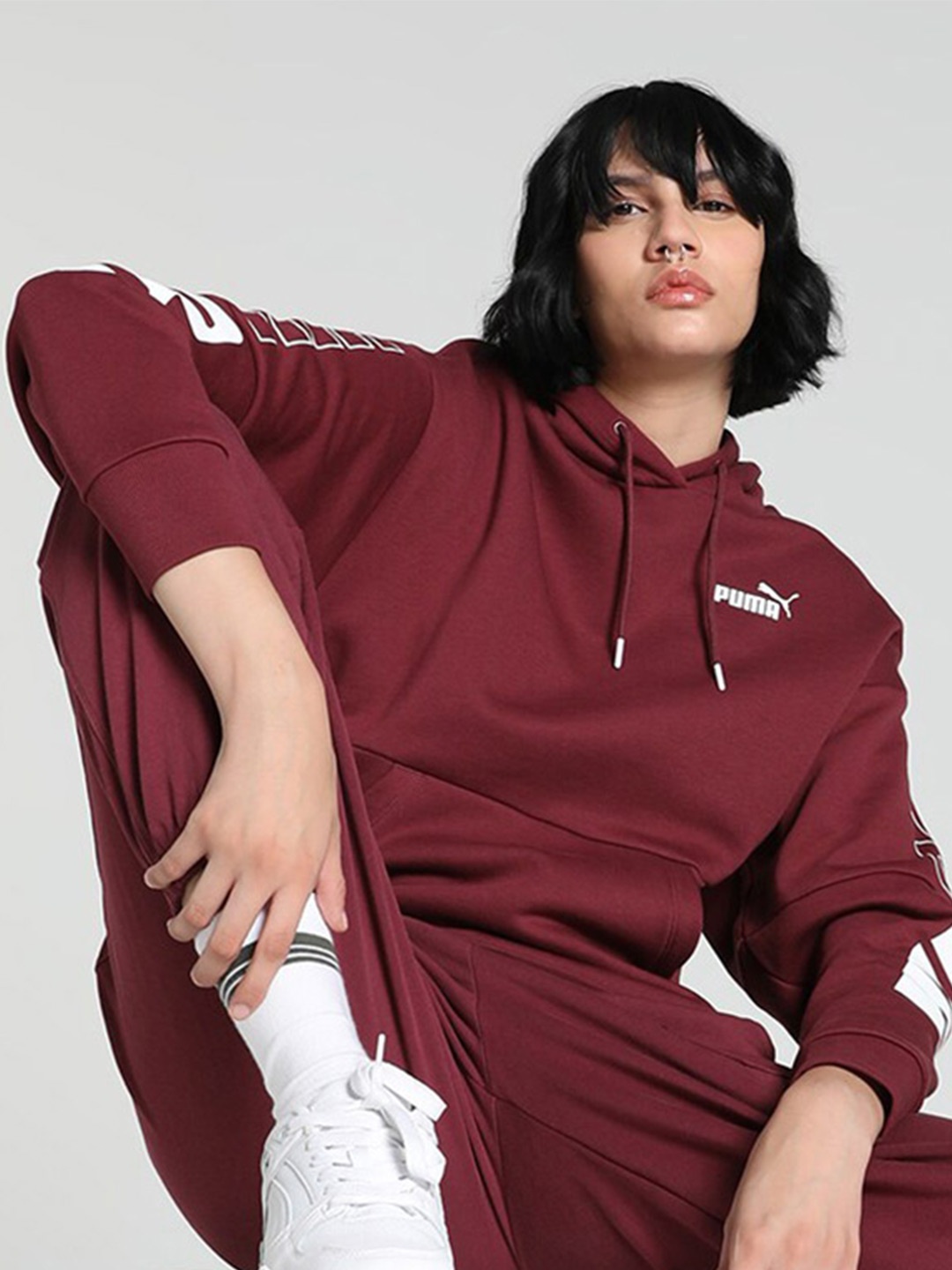 

Puma POWER Hooded Sweatshirt, Maroon