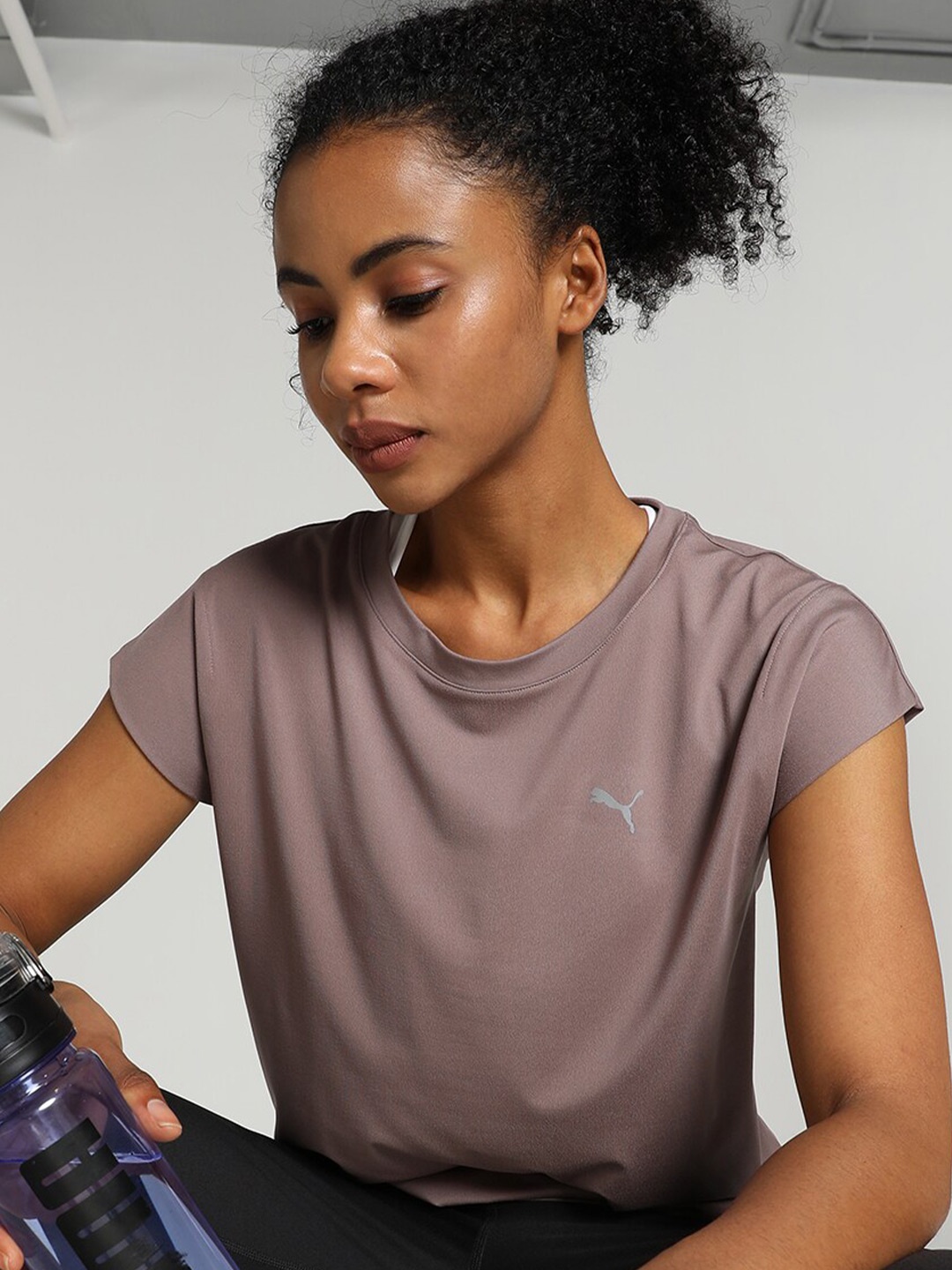 

Puma Cloudspun Trend Training T-shirt, Brown