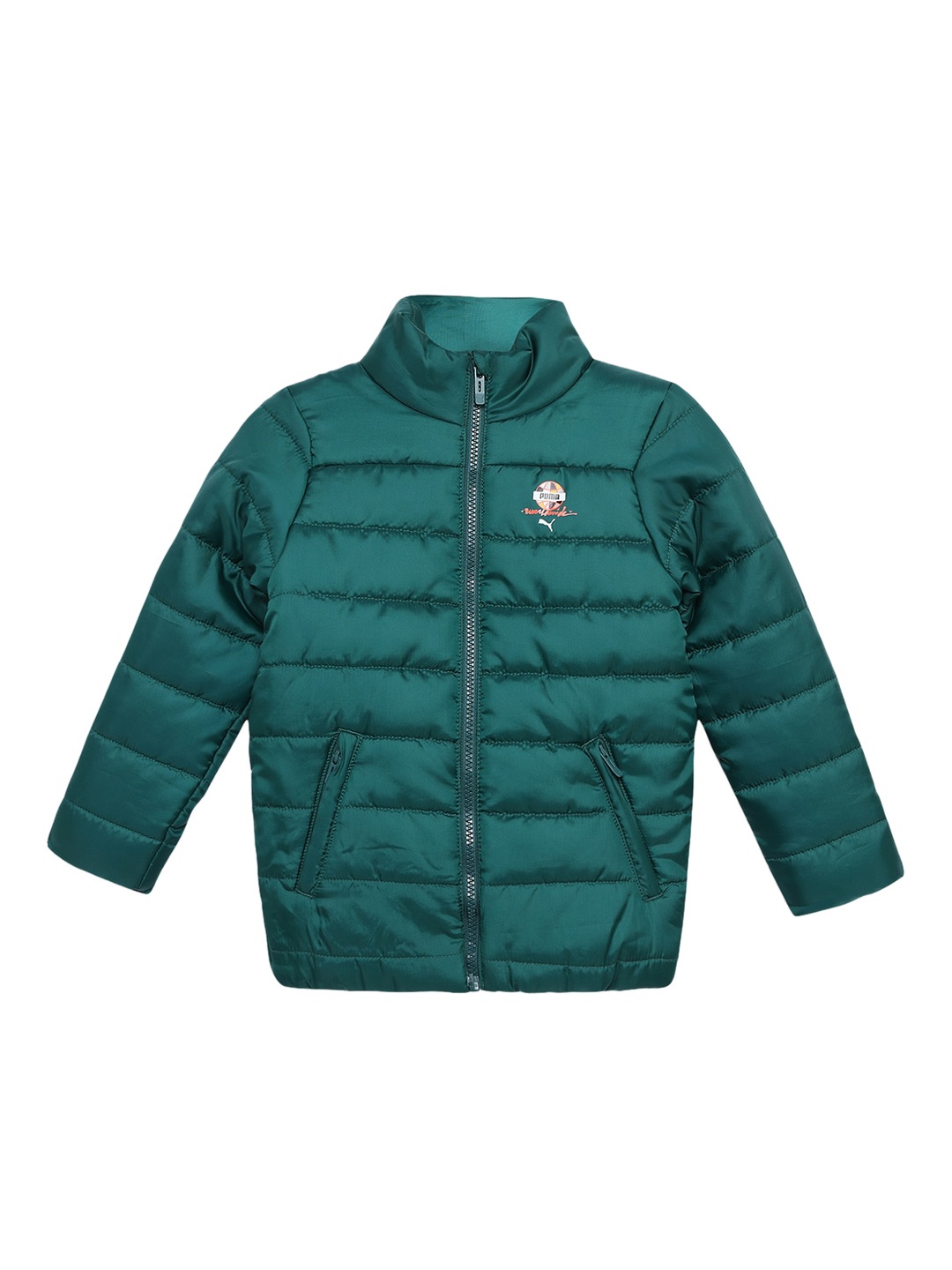 

Puma x Worldwide Boys Light Mock Collar Padded Jacket, Green