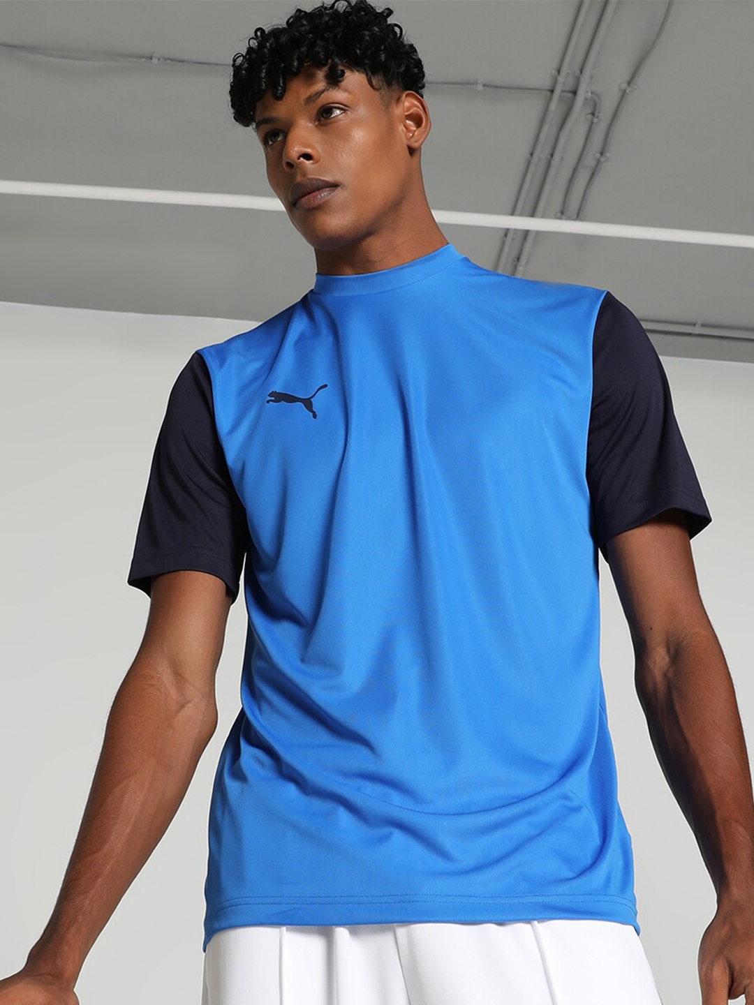 

Puma CR Team Colourblocked T-Shirt, Blue