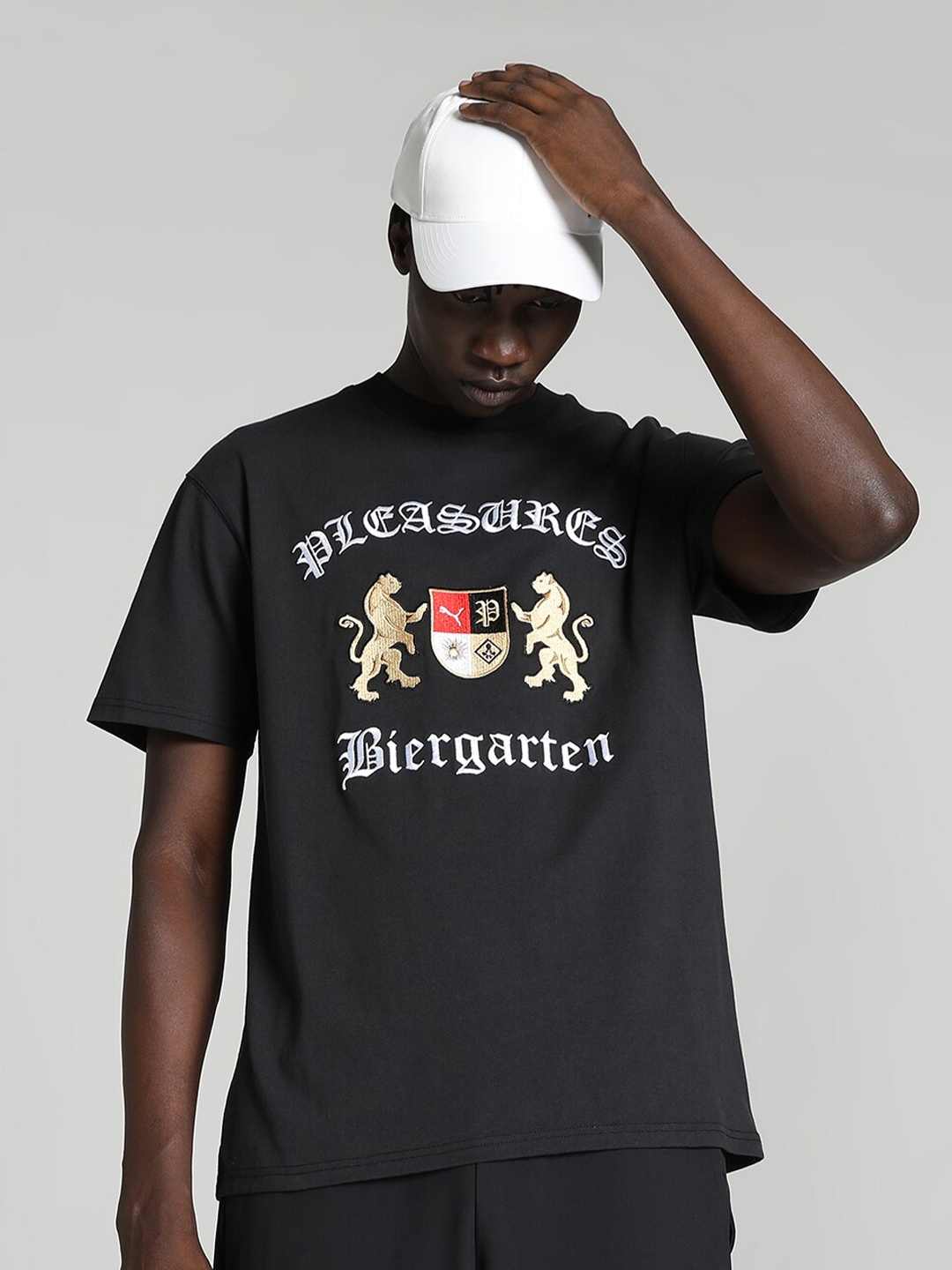 

Puma X PLEASURES T-Shirt, Black