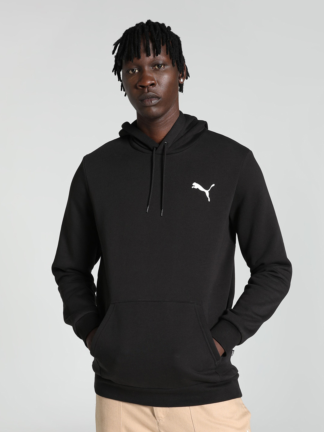 

Puma Ess Small Logo Hoodie Sweatshirts, Black