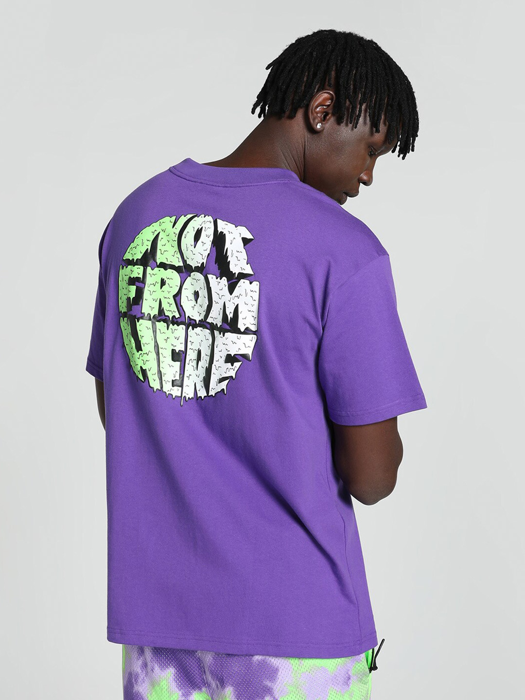 

Puma MELO x TOXIC Basketball Cotton T-Shirt, Purple
