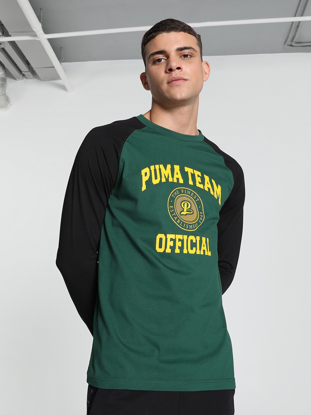 

Puma x HARRDY SANDHU Long Sleeve T-Shirt, Green