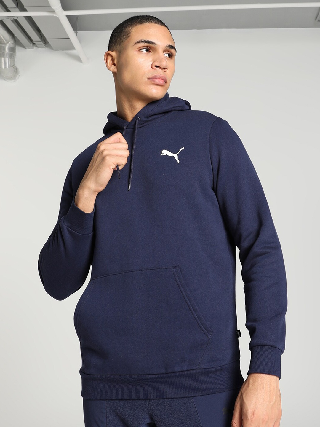 

Puma Small Logo Hoodie Sweatshirts, Blue
