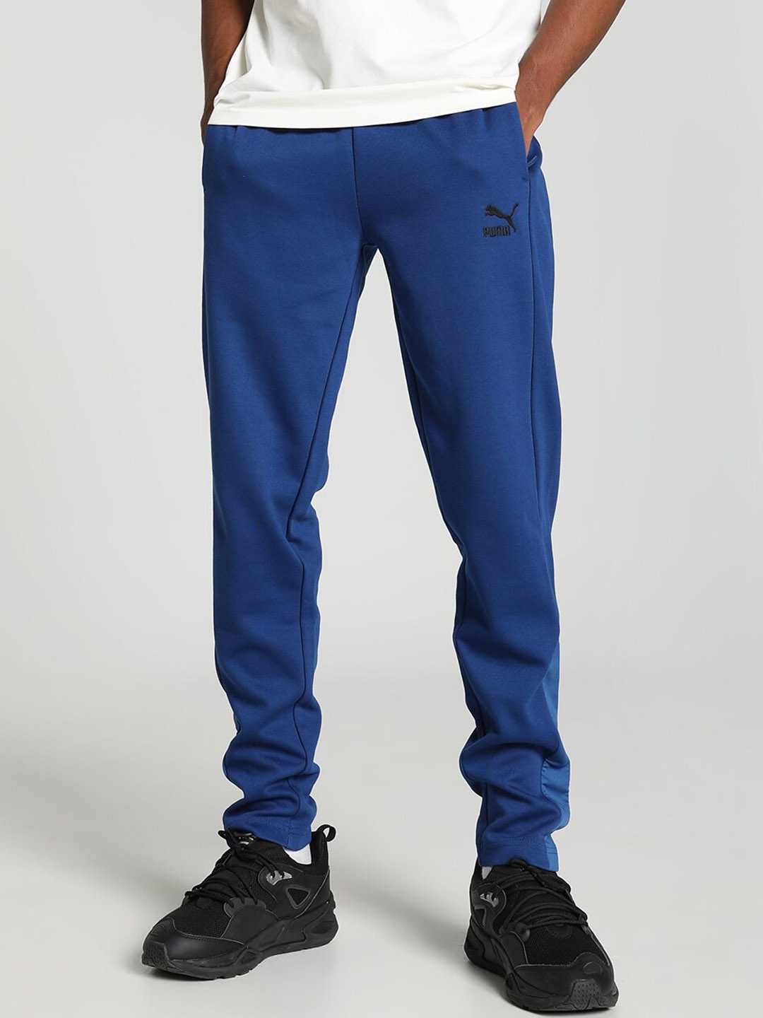 

Puma Men Overlay Slim Fit Track Pants, Blue