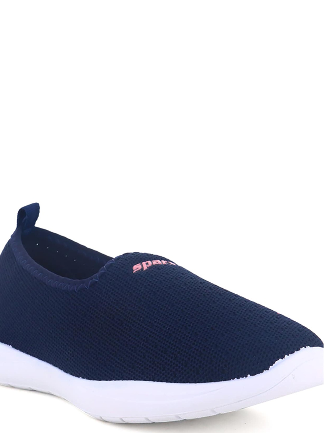 

Sparx Women Textured Comfort Insole Slip-On Walking Shoes, Navy blue