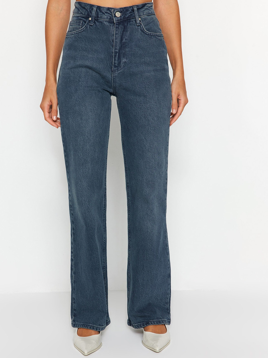 

Trendyol Women Clean Look Stretchable Jeans, Blue