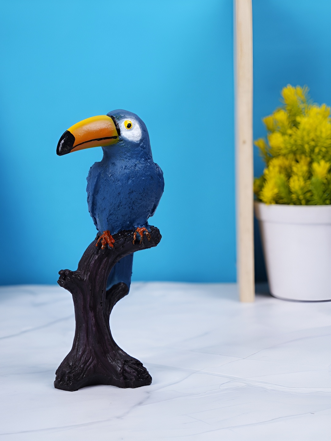 

Vikarafty Blue Bird on Tree Figurine Showpiece