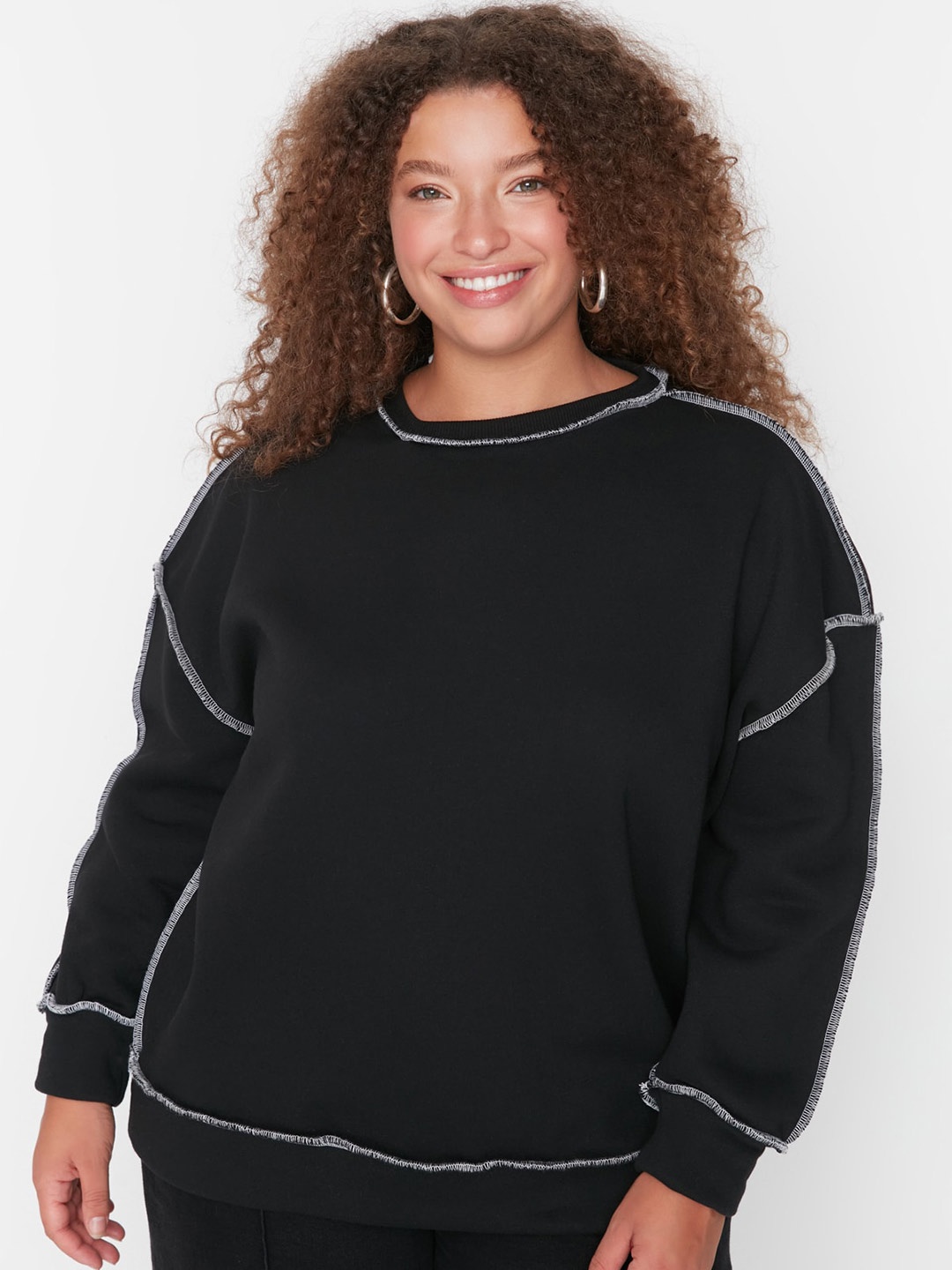 

Trendyol Long Sleeves Pullover, Black