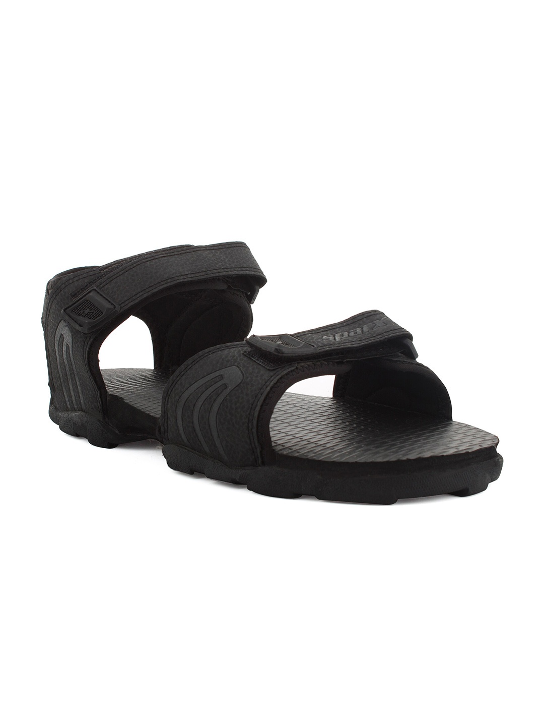 

Sparx Boys Textured Sports Sandals, Black