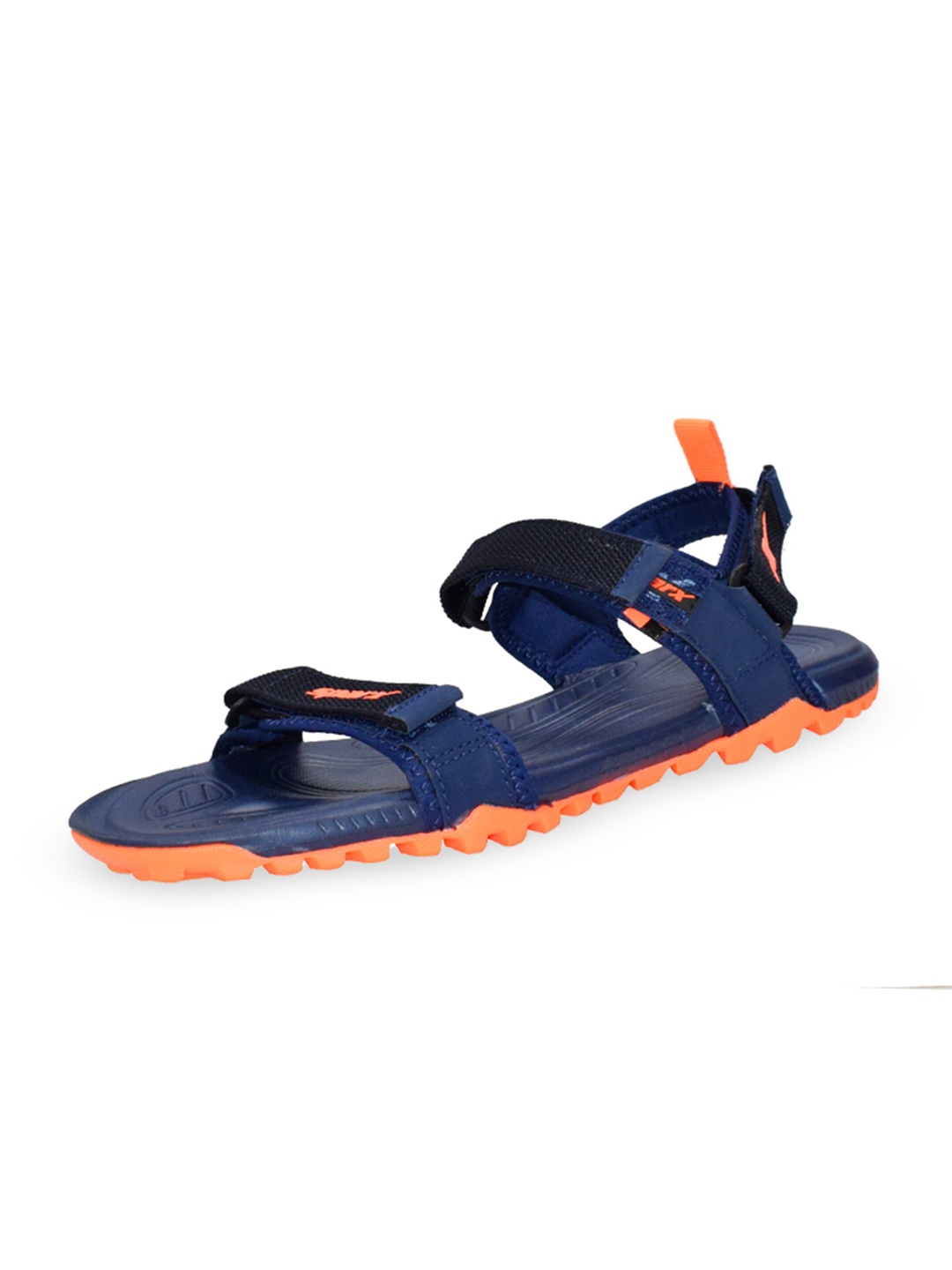 

Sparx Kids Textured Sports Sandals With Velcro Closure, Navy blue