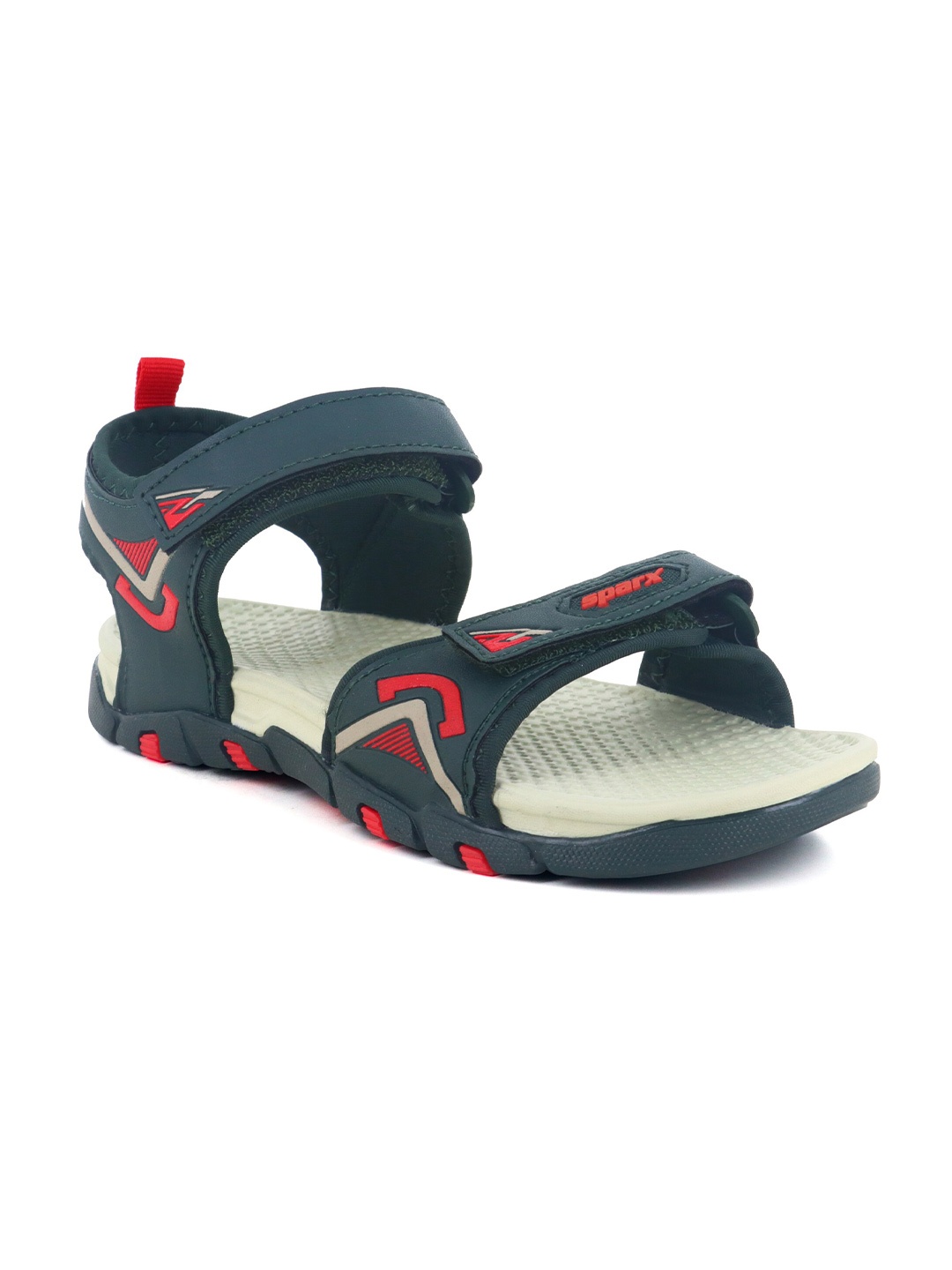 

Sparx Kids Textured Sports Sandals With Velcro Closure, Teal